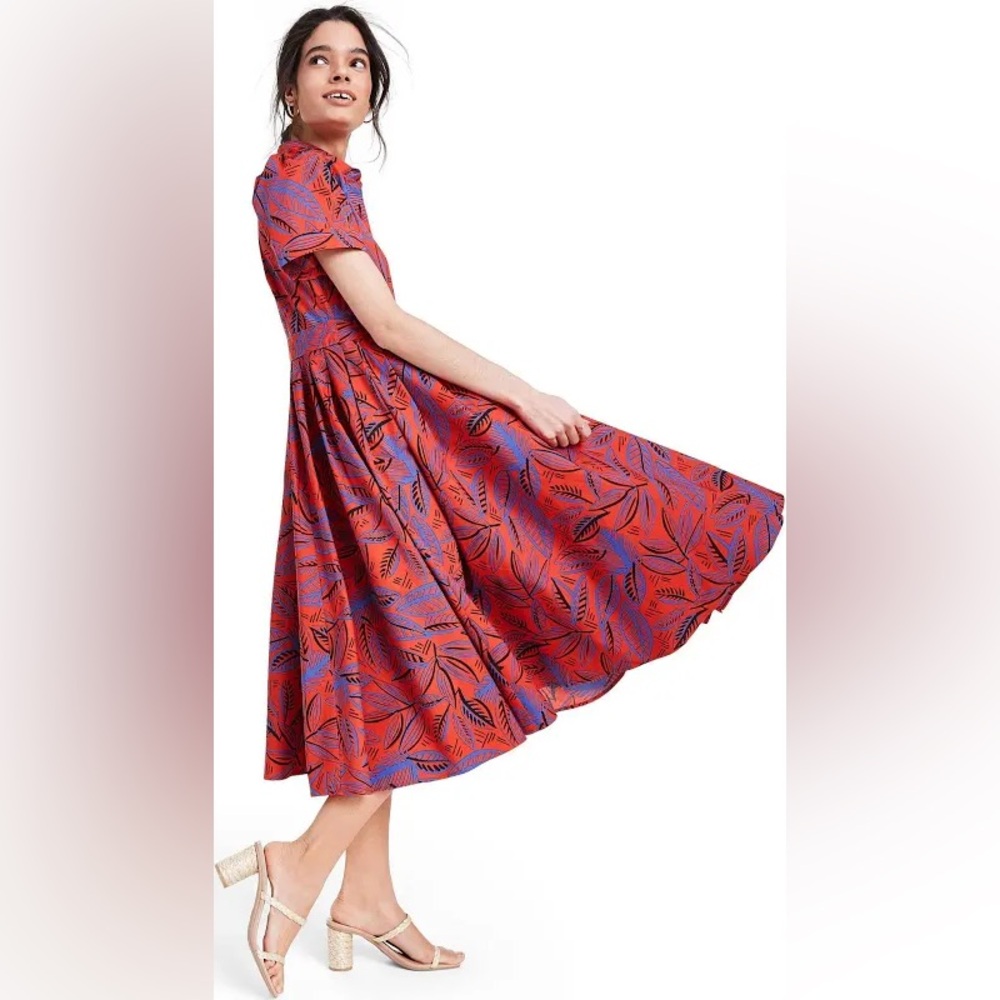 Target x Alexis blue and orange floral dress
